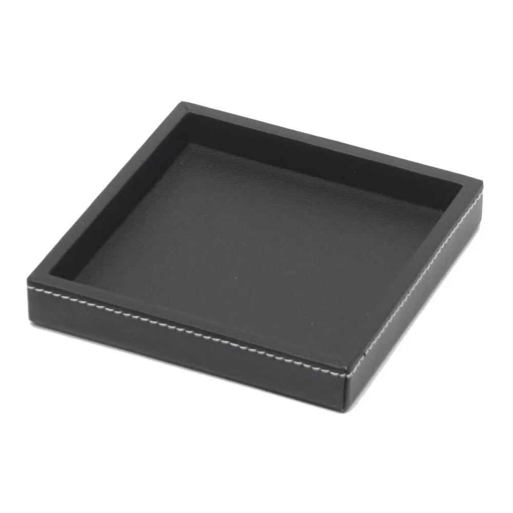 Mini Tray - Black Leatherette