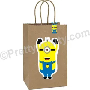Minions Theme Gift Bags - Pack of 10