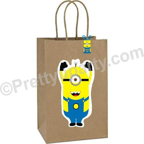 Minions Theme Gift Bags - Pack of 10
