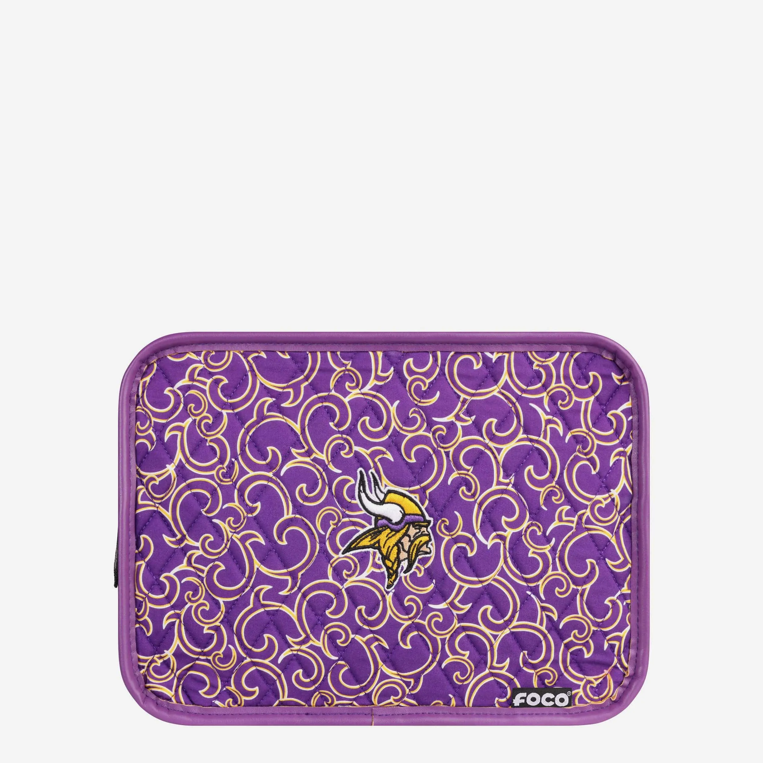 Minnesota Vikings Quilted Printed Cosmetic Bag