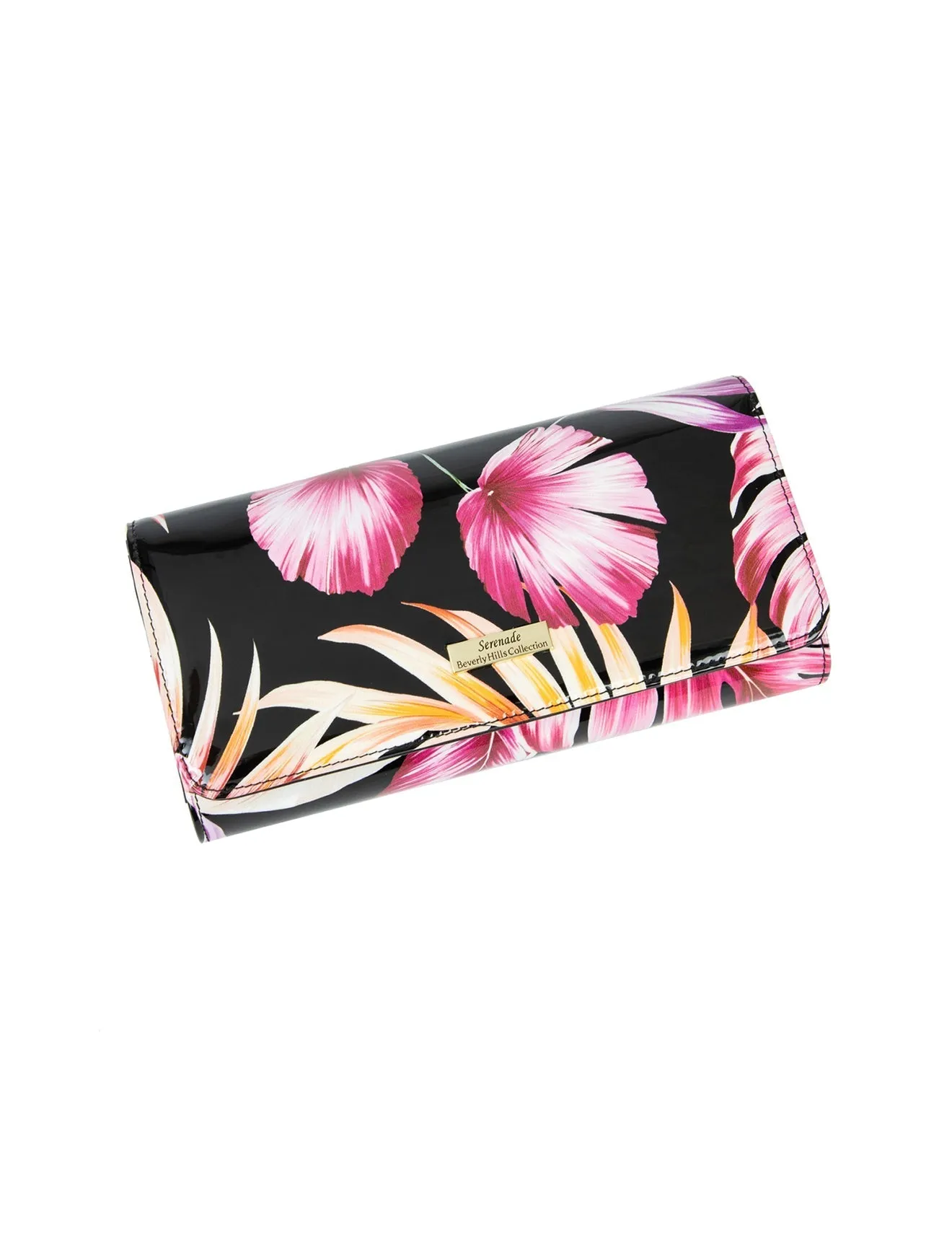 MINNIE LARGE  PATENT LEATHER WALLET WITH RFID- WSN6601- SALE
