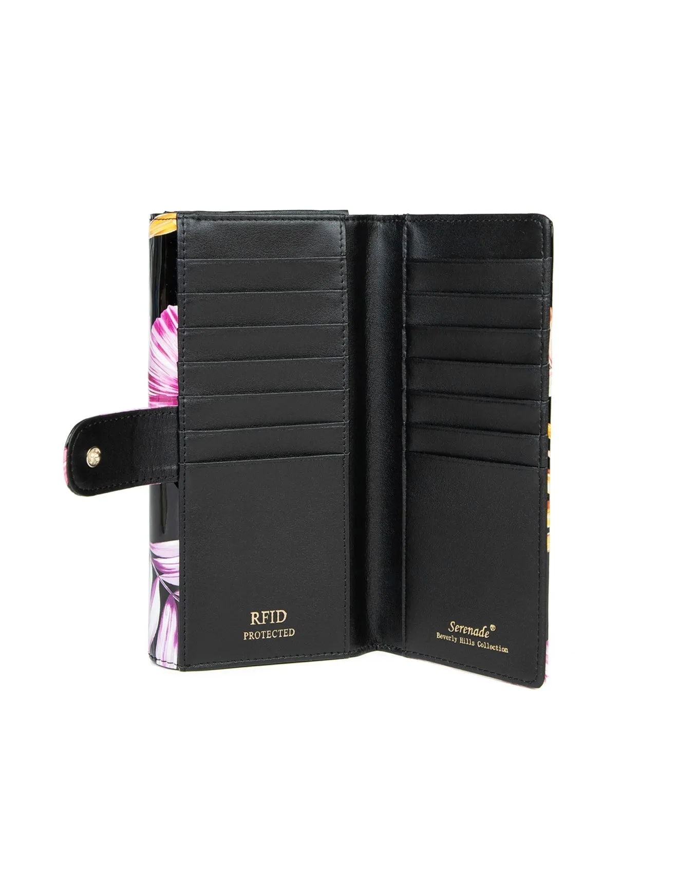 MINNIE LARGE  PATENT LEATHER WALLET WITH RFID- WSN6601- SALE