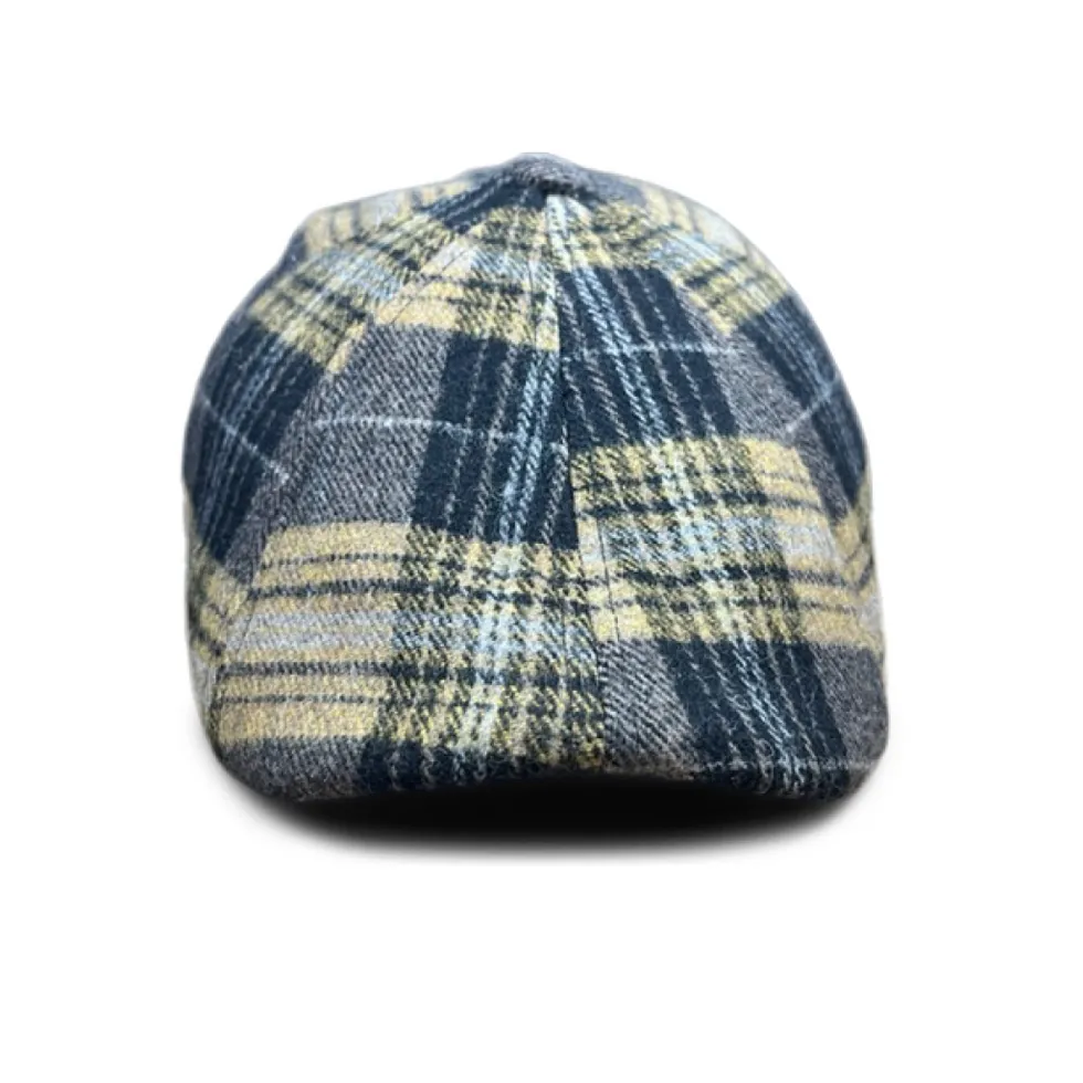 M/L only THE BRUIN PEAKY - GOLD AND BLACK PLAID