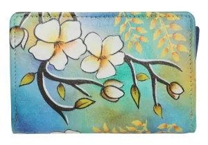 Modapelle Womens Leather Hand Painted Wallet 3190