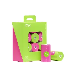 Modern Kanine® 240-Count Poop Bags | Green & Pink