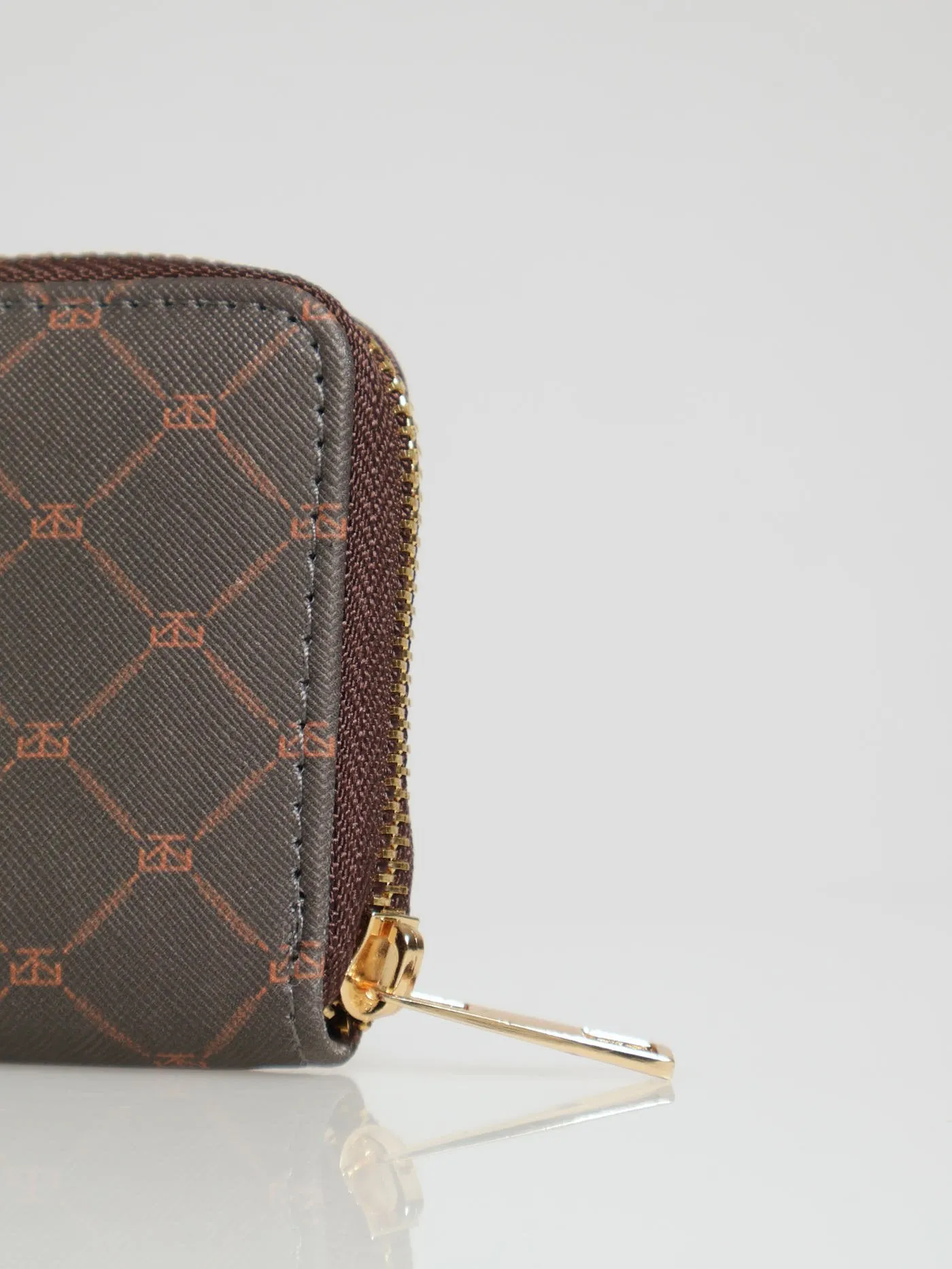 Monogram Small Zip Around - Purse - Brown