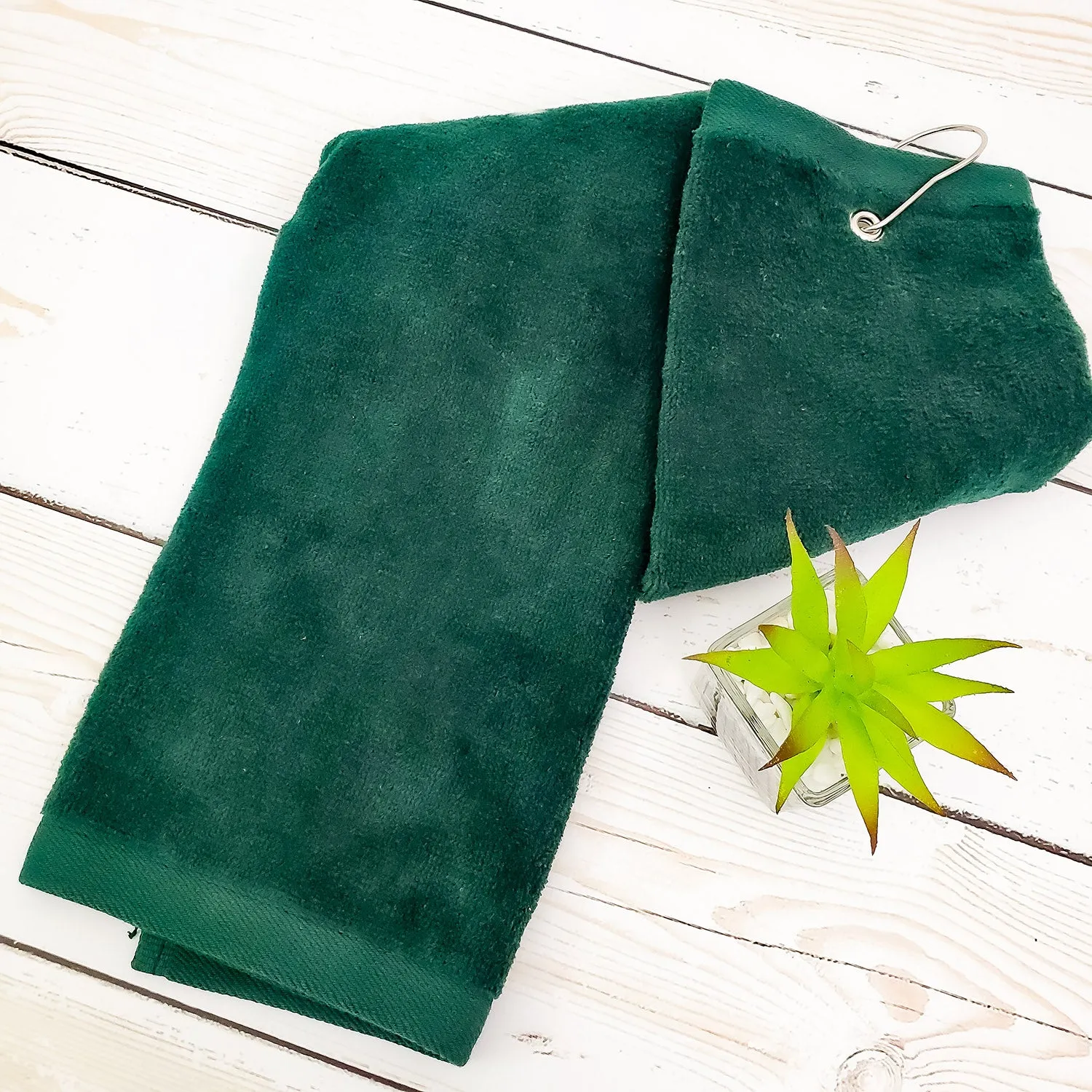 Monogrammed Personalized Golf Towel - Father's Day Gift Set - Gifts for Him - 4 Colors