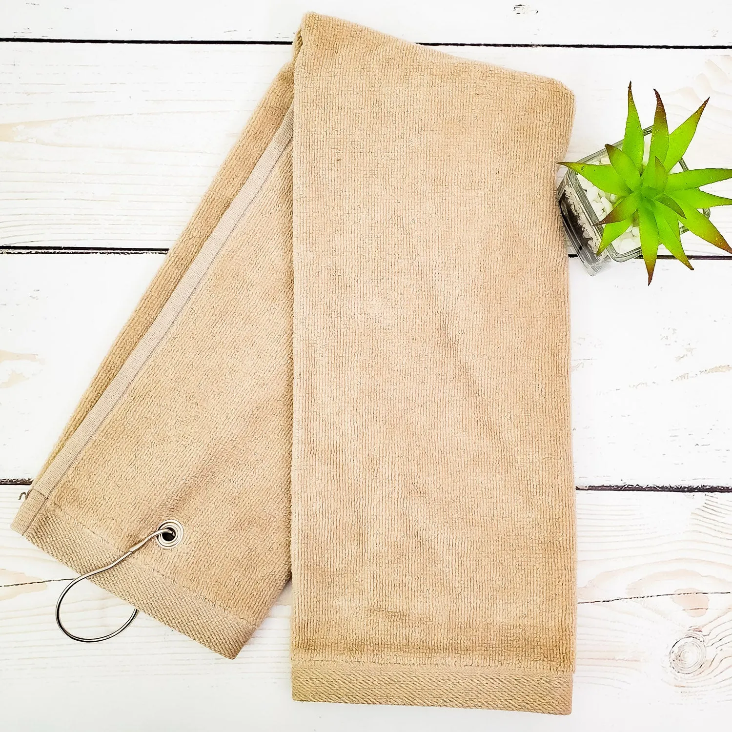Monogrammed Personalized Golf Towel - Father's Day Gift Set - Gifts for Him - 4 Colors