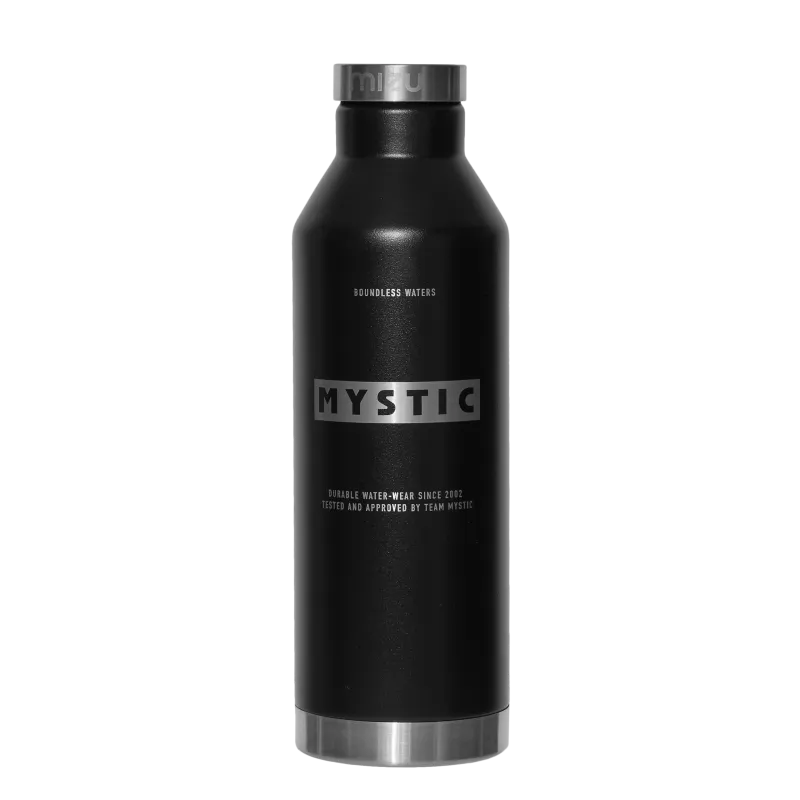 Mystic Mizu Thermos Bottle - Black/Silver