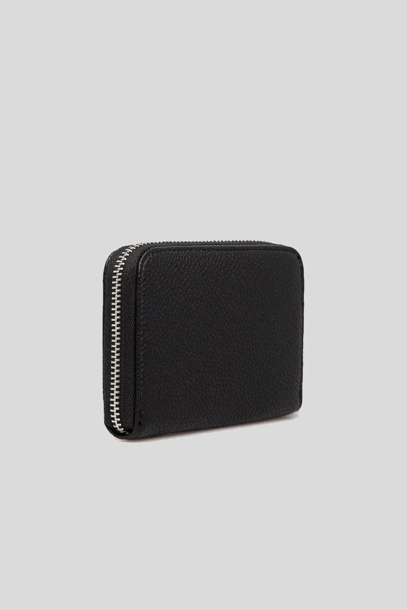 Nadir Zip Around Sm Full Grain - Black