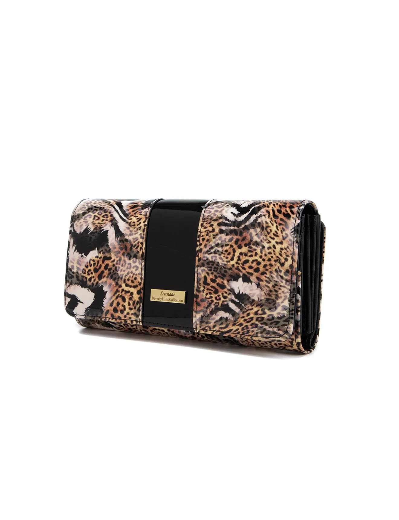 NALA LARGE  PATENT LEATHER WALLET WITH RFID- WSF501