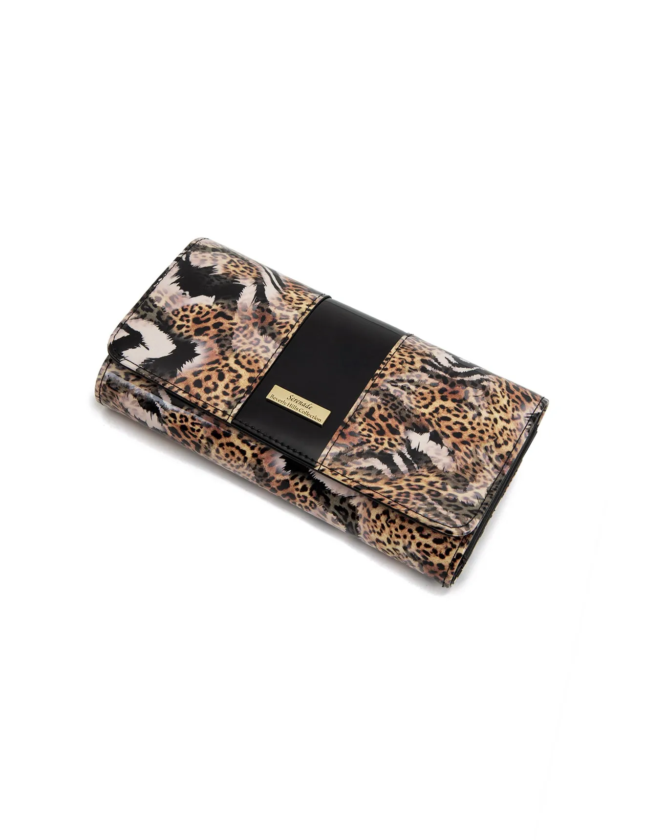 NALA LARGE  PATENT LEATHER WALLET WITH RFID- WSF501