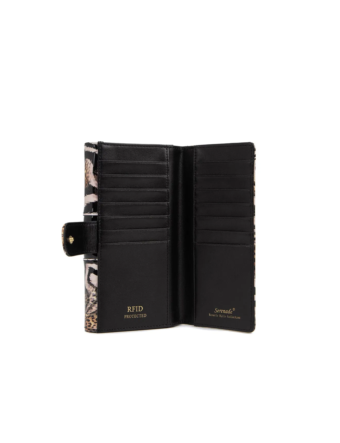 NALA LARGE  PATENT LEATHER WALLET WITH RFID- WSF501