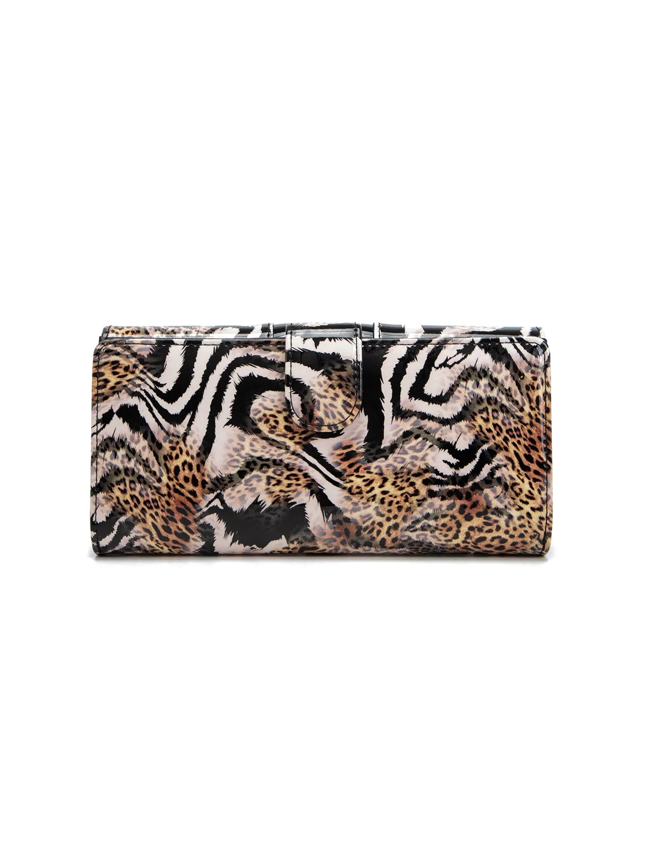 NALA LARGE  PATENT LEATHER WALLET WITH RFID- WSF501
