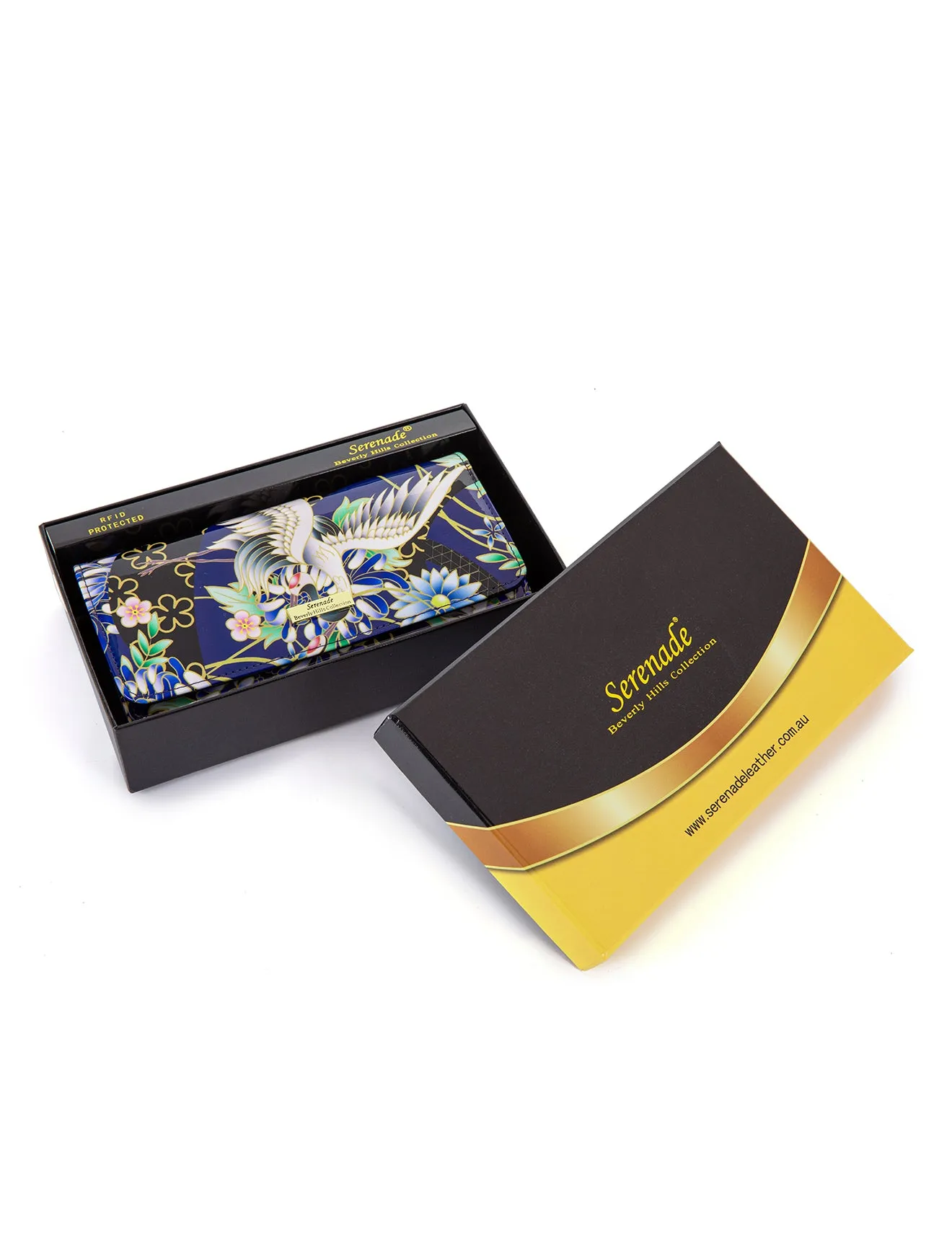 NATSUMI  LARGE LEATHER RFID WALLET- WSF1301