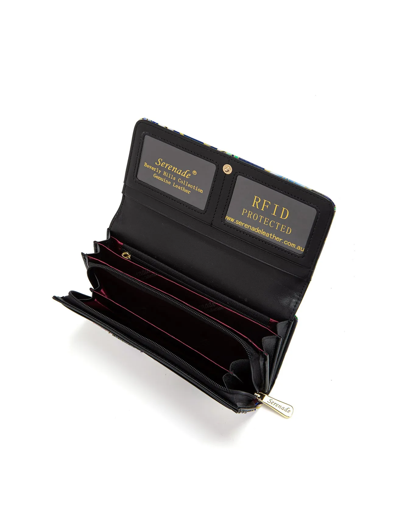 NATSUMI  LARGE LEATHER RFID WALLET- WSF1301