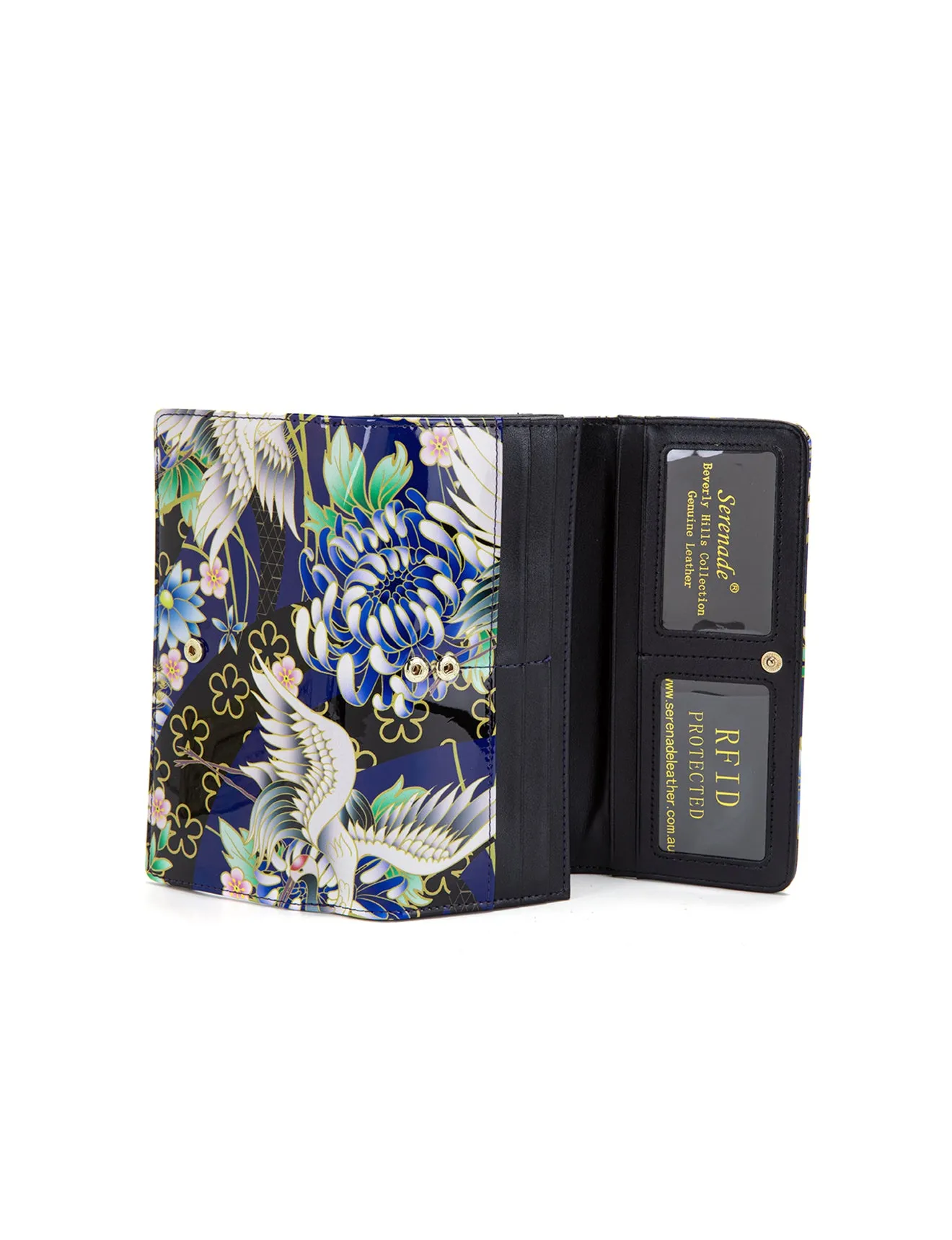 NATSUMI  LARGE LEATHER RFID WALLET- WSF1301