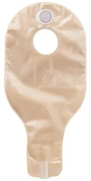Natura® Two-Piece High Output Drainable Pouch, Flange 2-3/4" (70mm), Transparent 14" (35.5cm), Spout - Box of 5