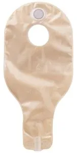 Natura® Two-Piece High Output Drainable Pouch, Flange 2-3/4" (70mm), Transparent 14" (35.5cm), Spout - Box of 5