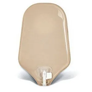 Natura® Two-Piece Urostomy Pouch, Flange 1-1/2" (38mm), Opaque 9" (23cm), Accuseal® Tap - Box of 10