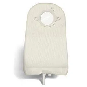 Natura® Two-Piece Urostomy Pouch, Flange 2-3/4" (70mm), Transparent 10" (25.4cm), Bendable Tap - Box of 10