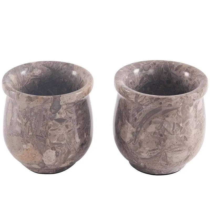 Natural Marble Tequila Shot Glasses