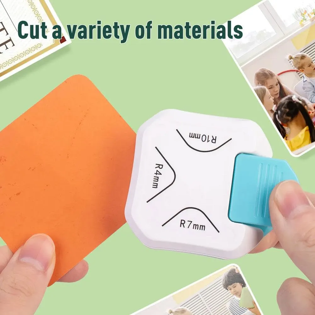 New 3 in 1 Corner Rounders, Paper Corner Rounder, Corner Rounder Punch, Embosser Corner Cutter, Card Cutter Tool for Paper Pictures Crafts,Card Making Scrapbooking and Journaling Tools