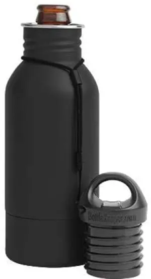 NEW BOTTLEKEEPER INSULATED BEER BOTTLE HOLDER! BLACK! RETAILS $95 