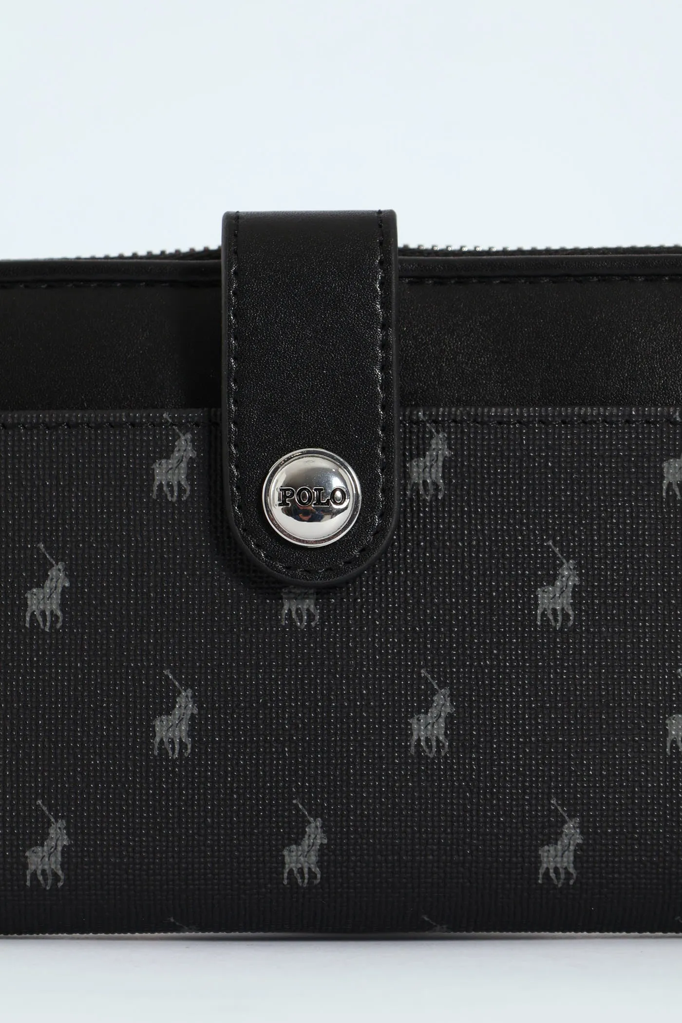New Iconic Zip Around Purse - Black