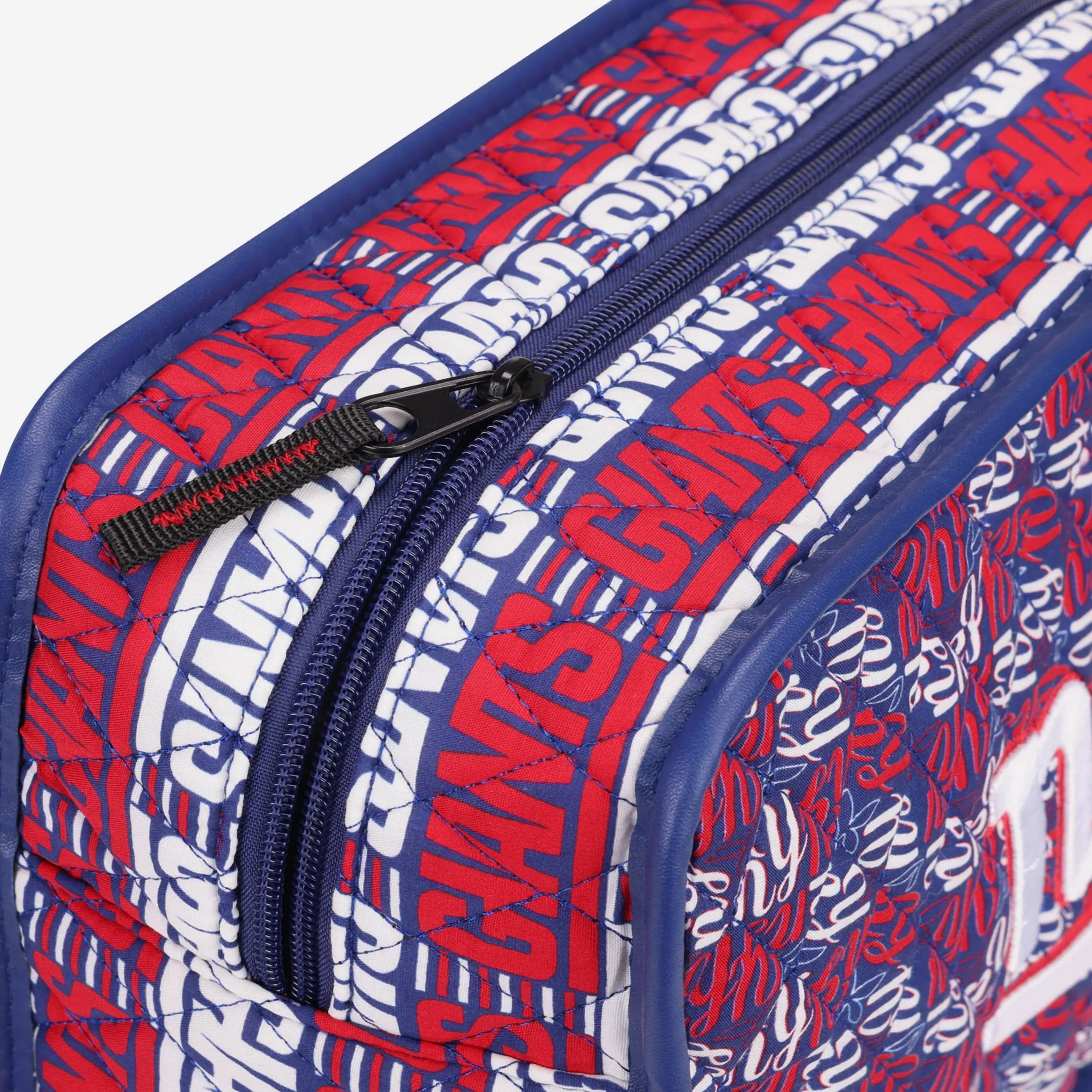 New York Giants Quilted Printed Cosmetic Bag