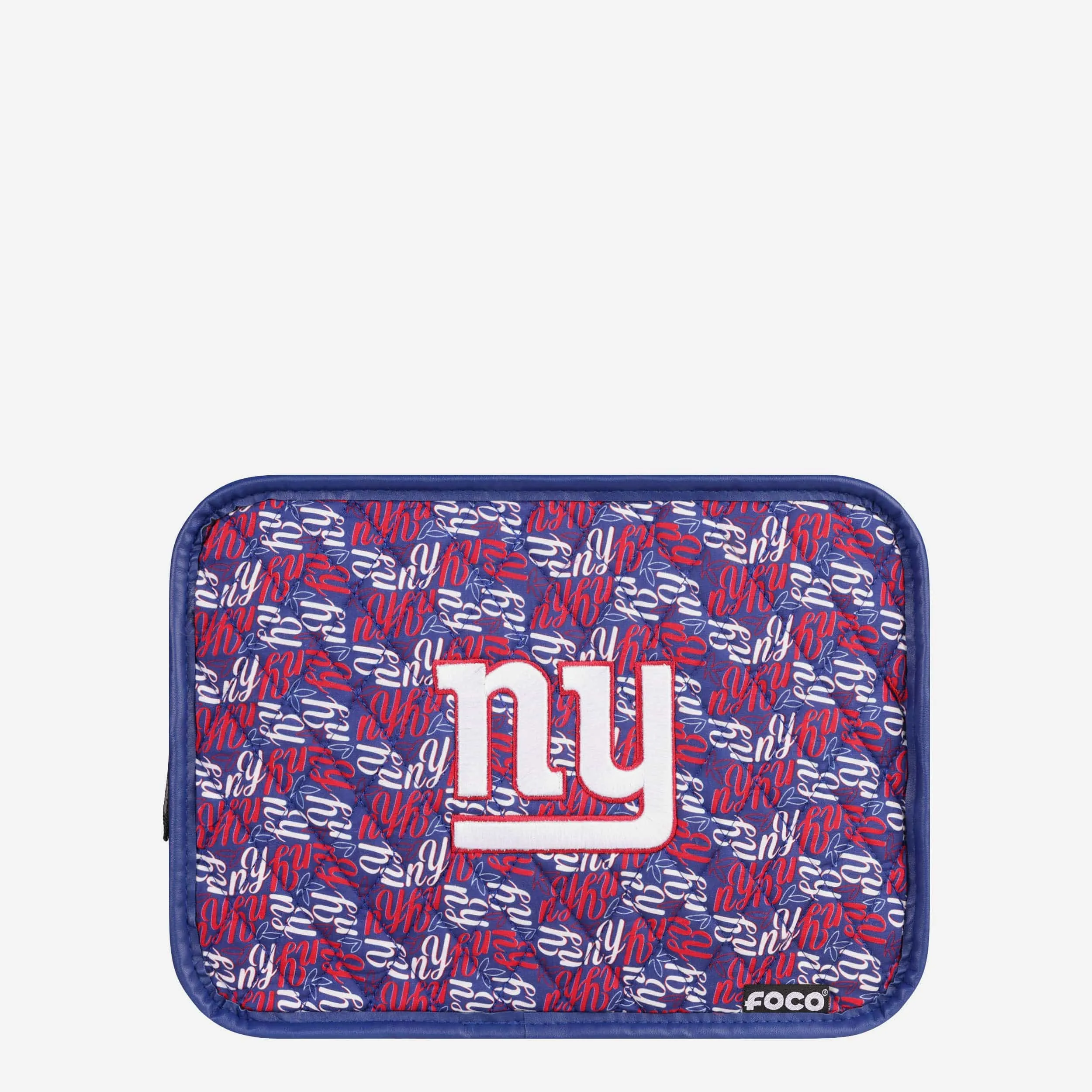 New York Giants Quilted Printed Cosmetic Bag