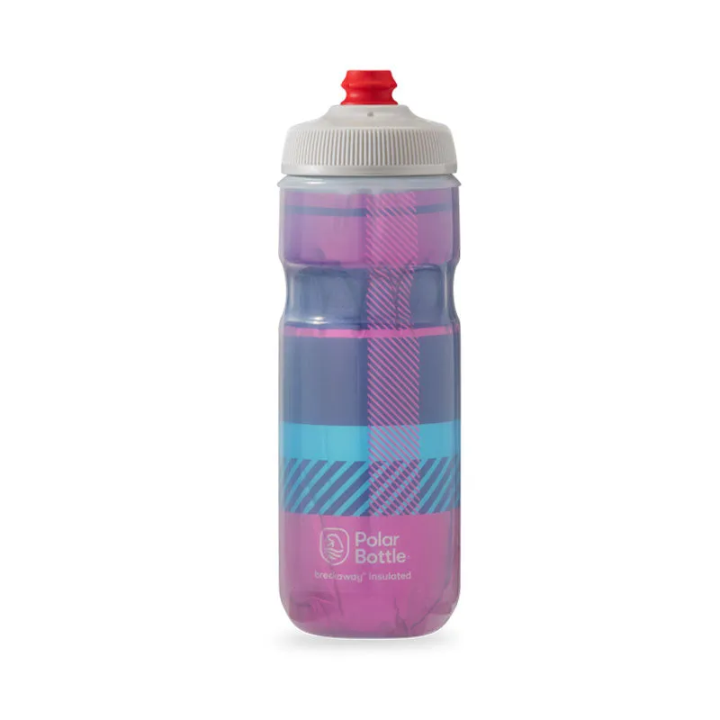 Ánfora POLAR BOTTLE Insulated Bottle Tartan Pink/Navy