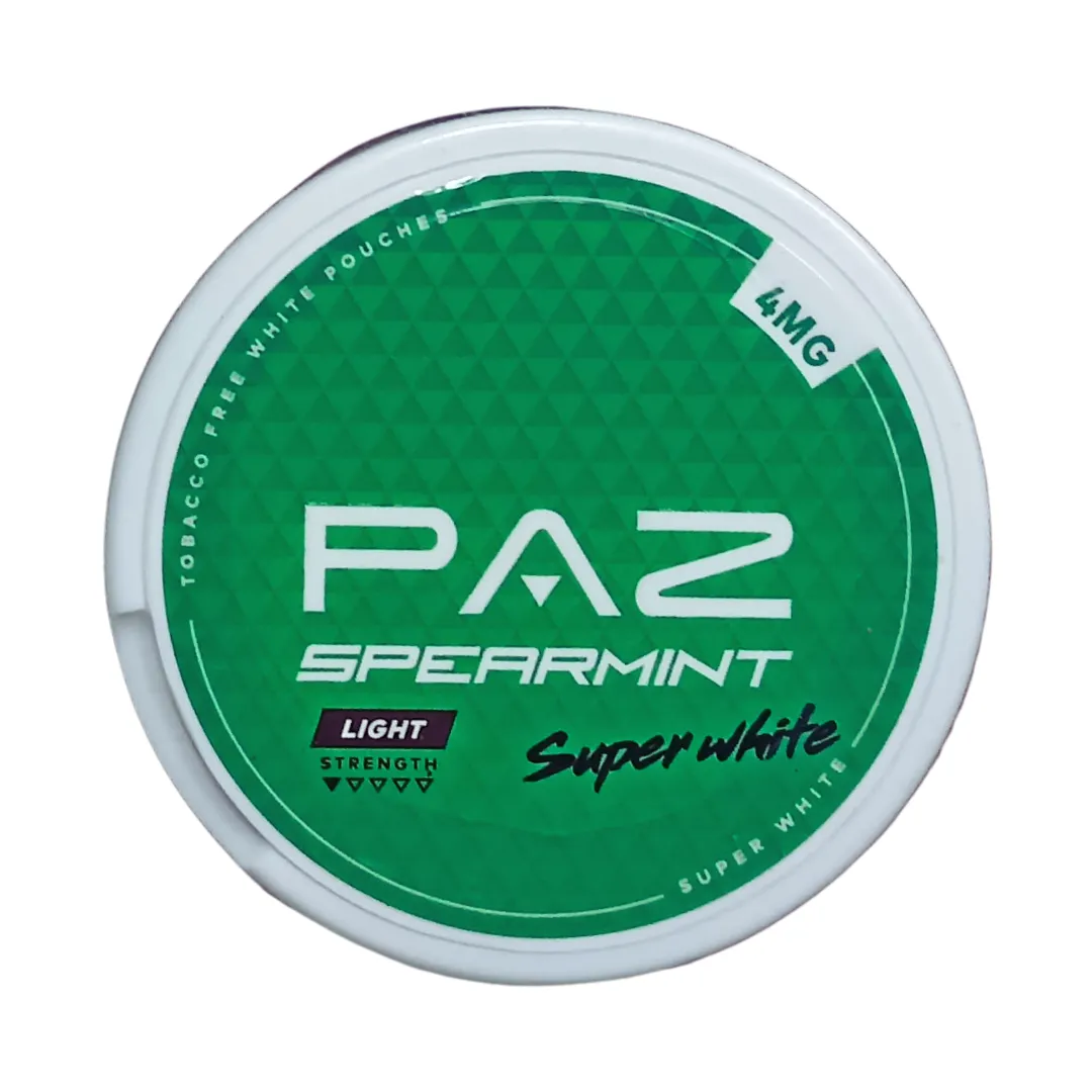 Nicotine Pouches - PAZ Spearmint 4MG