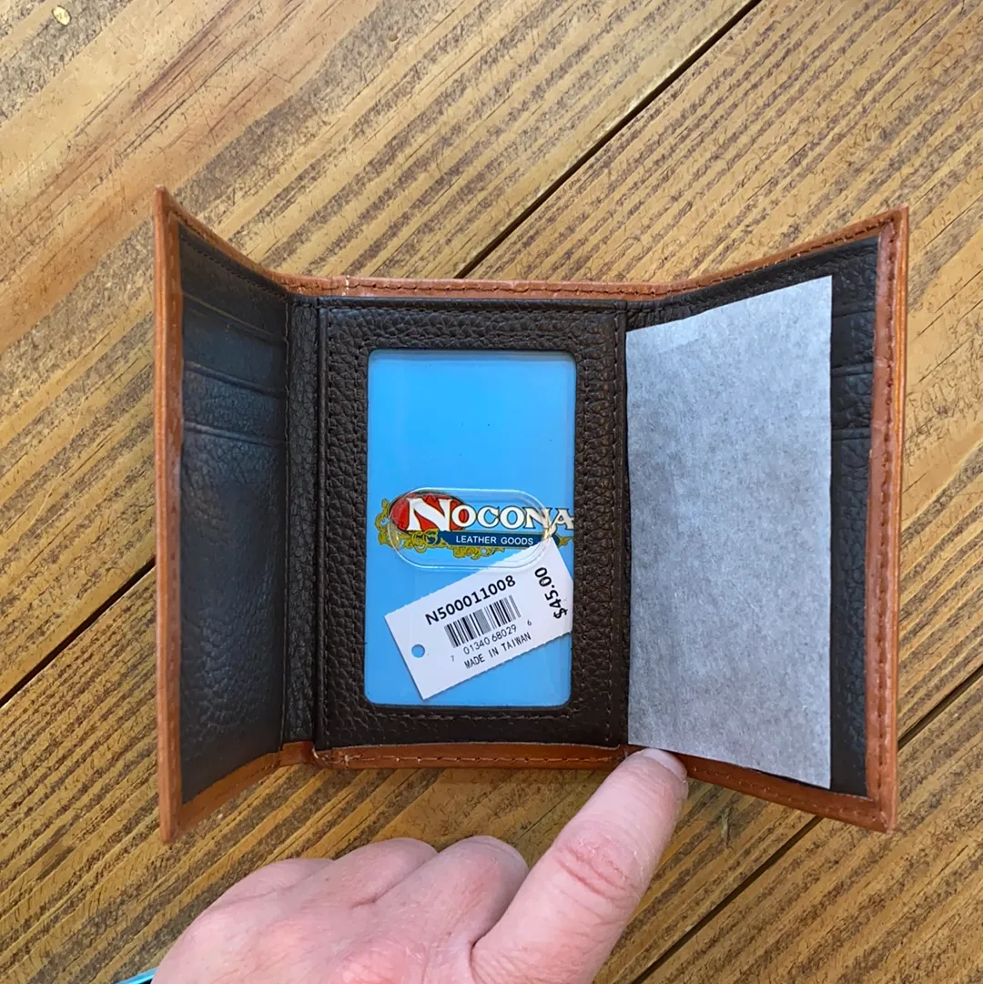 Nocona Sunflower Tri-Fold Wallet