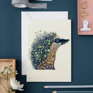 Nocturnal Hedgehog Note Card