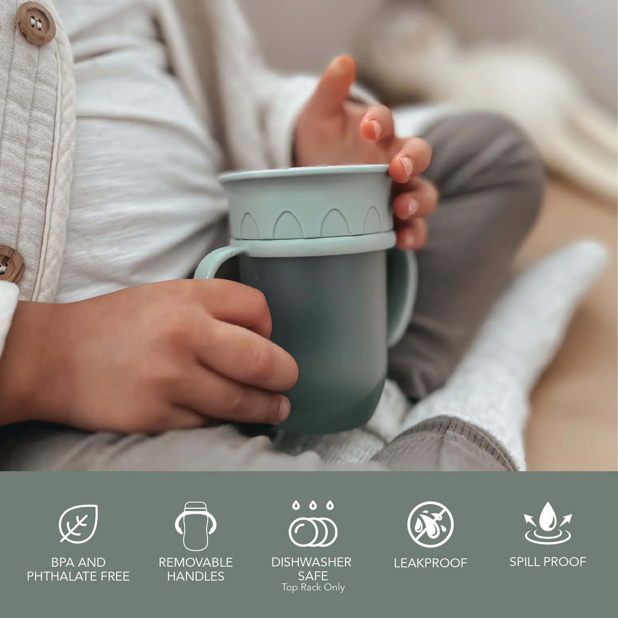 noüka All Around Cup - Moss (Min. of 2 PK, Multiples of 2 PK)