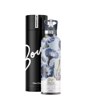 Nordic Fleur | Morning Glory 25 oz Insulated Water Bottle