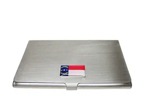 North Carolina State Flag Business Card Holder