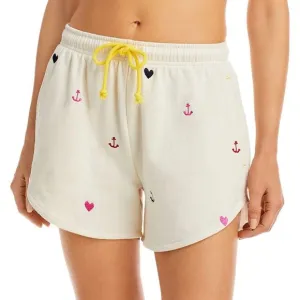 NWT Kerri Rosenthal Hearts &amp; Anchors Embroidered Shorts Small S