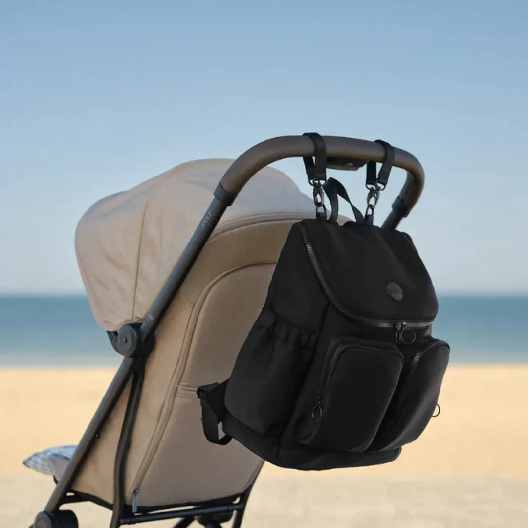 OiOi Signature Nappy Backpack - Black Neoprene