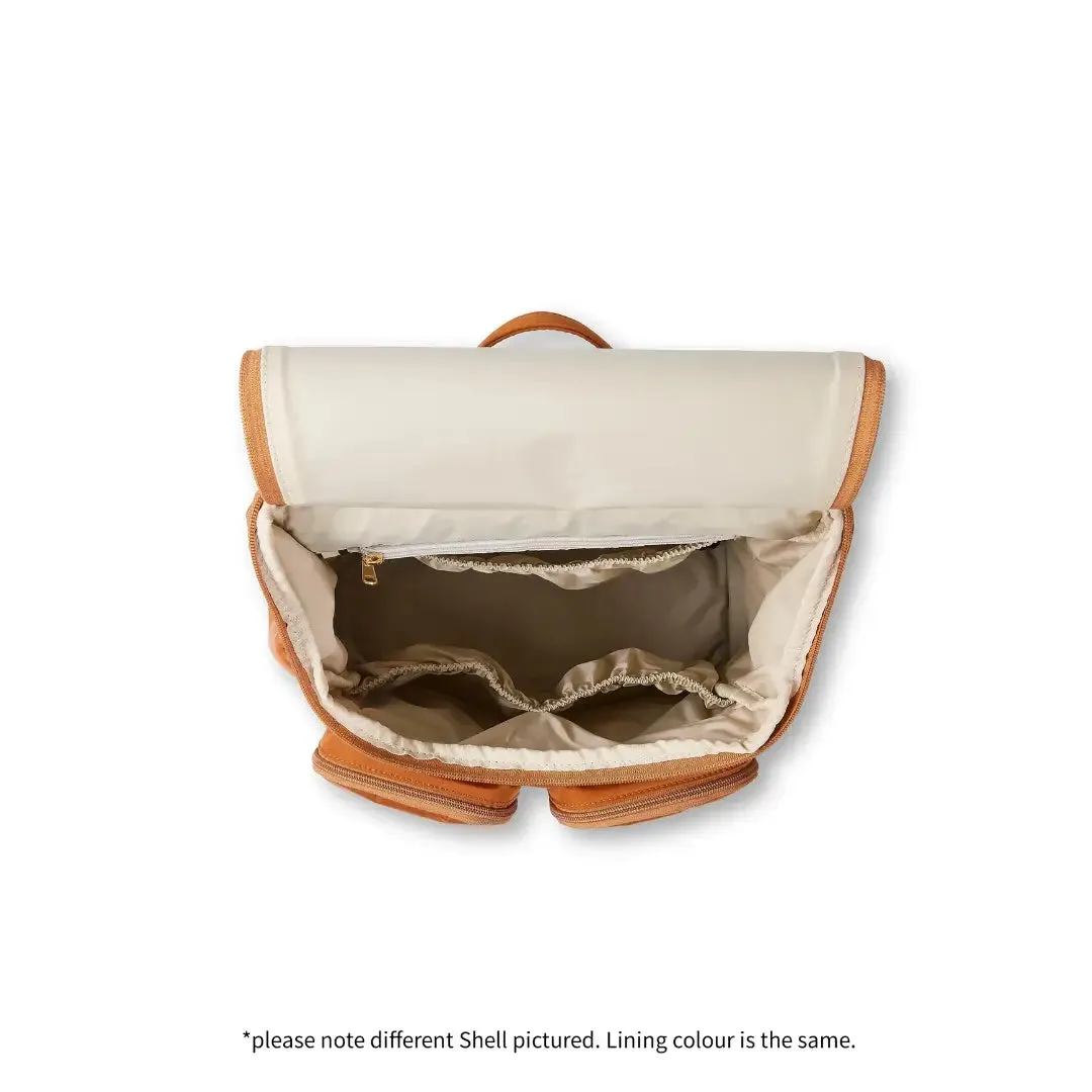 OiOi Signature Vegan Leather Nappy Backpack - Blue