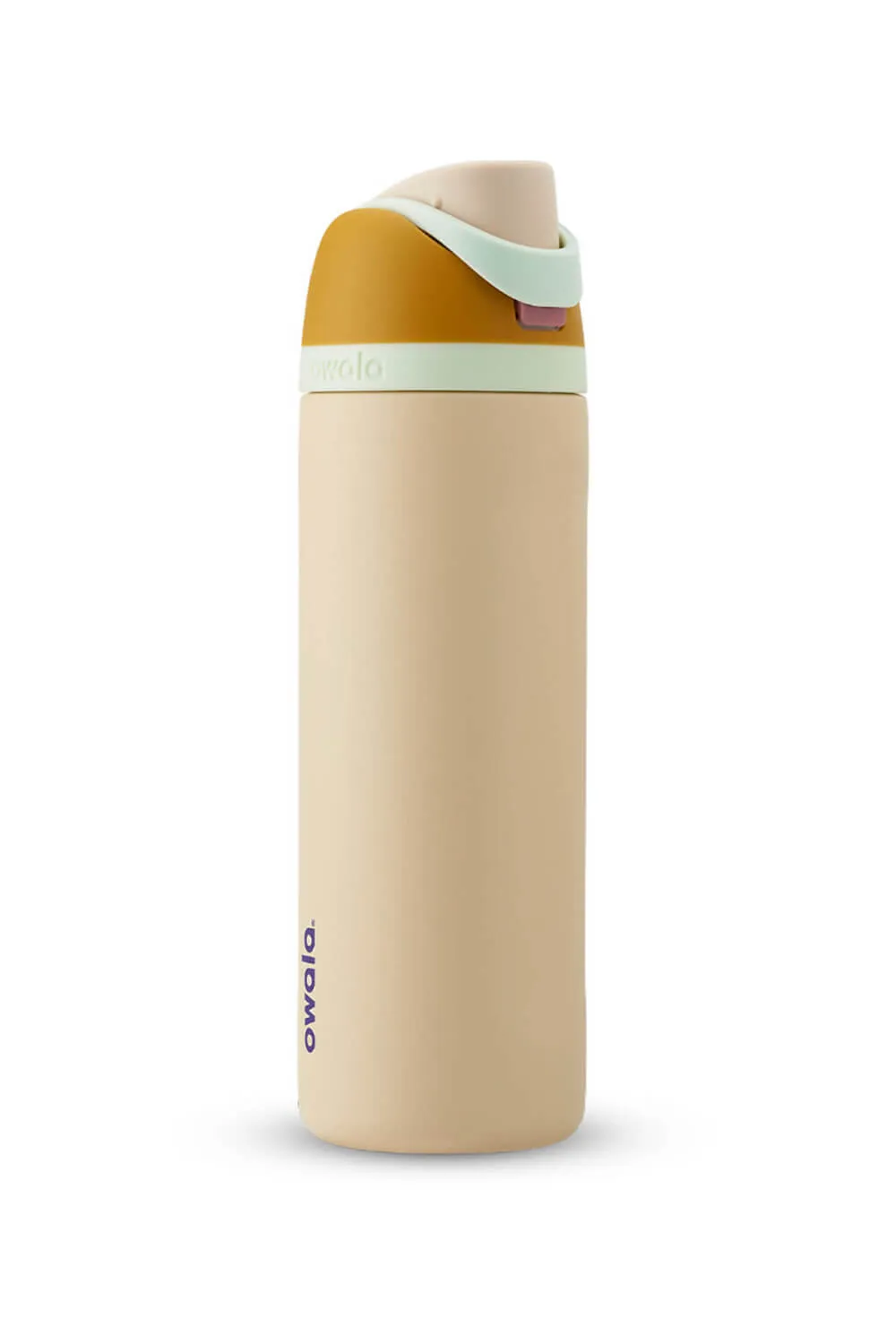 Owala FreeSip 24 oz Stainless Steel Water Bottle in Brown | C05772-WATERINTHEDESERT