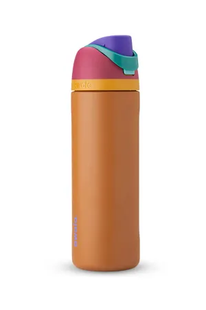 Owala FreeSip 24 oz Stainless Steel Water Bottle in Gemstone Orange | C05768-GEMSTONECHIC