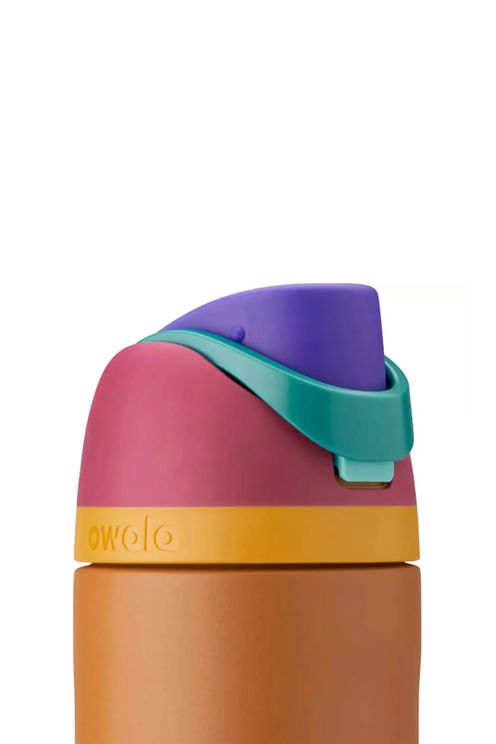 Owala FreeSip 24 oz Stainless Steel Water Bottle in Gemstone Orange | C05768-GEMSTONECHIC