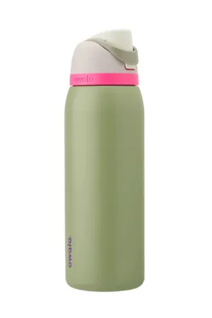 Owala FreeSip 40 oz Stainless Steel Water Bottle in Green | C05835-NEOSAGE