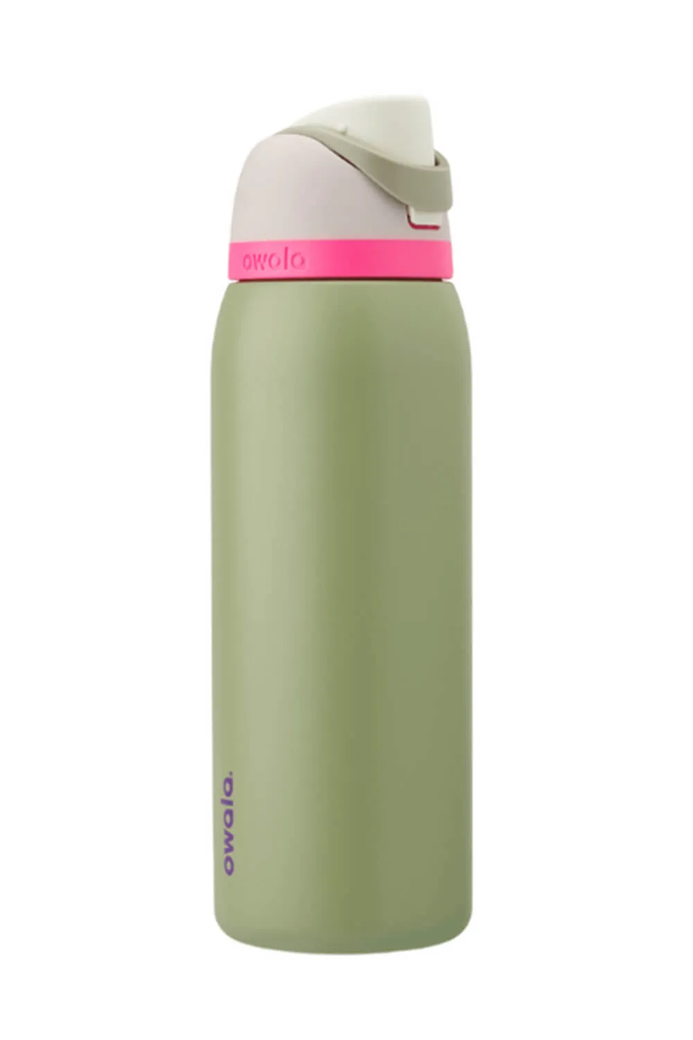 Owala FreeSip 40 oz Stainless Steel Water Bottle in Green | C05835-NEOSAGE