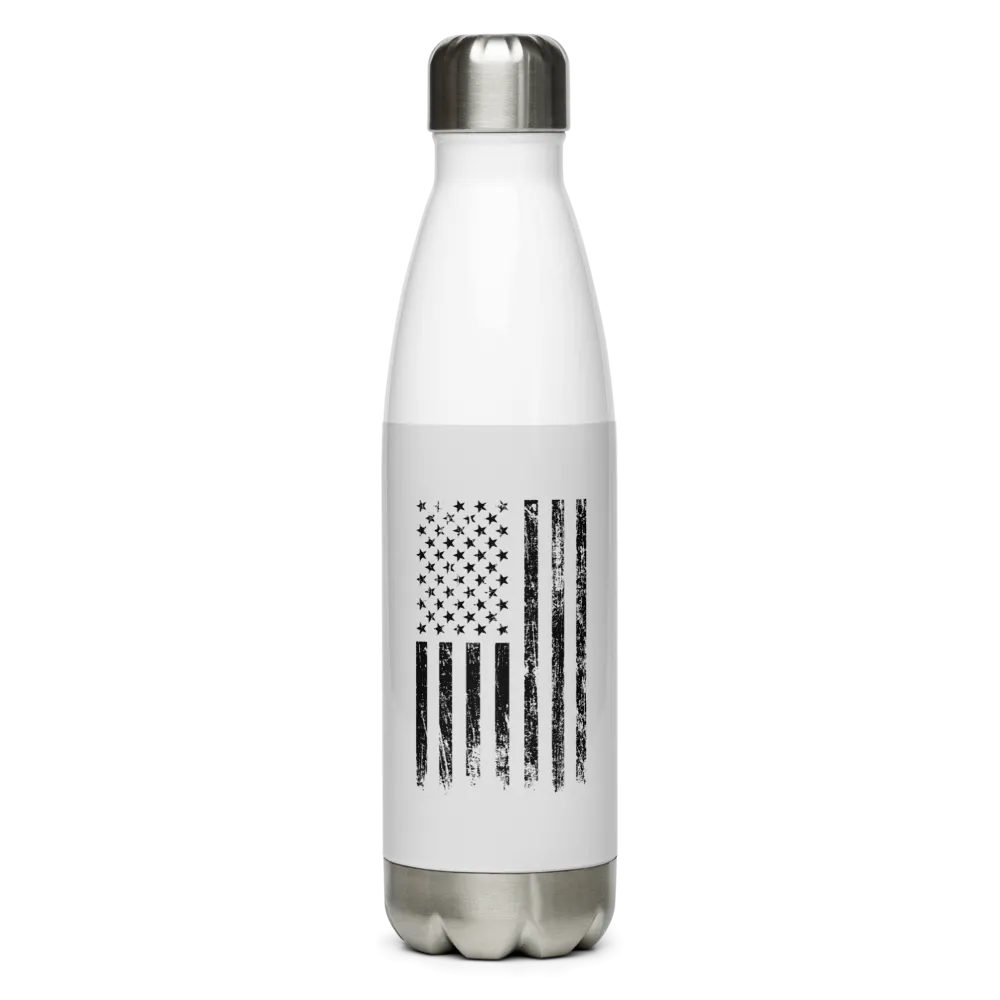 Patriot Black Eagle Stainless Steel Water Bottle
