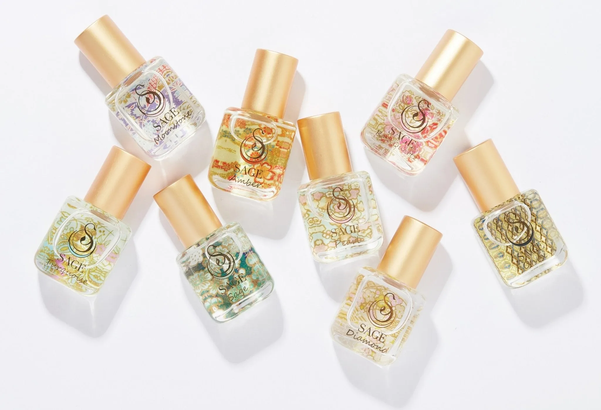 PETITE FRESH TRIO ~ Diamond, Sage, and Turquoise Organic Eau de Toilette Mini Gift Set by Sage