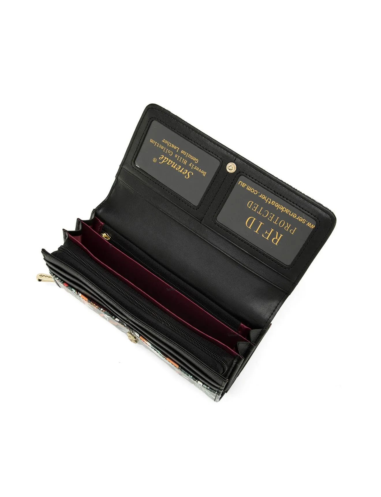 PHYLLIS LARGE LEATHER RFID WALLET- WSN8201