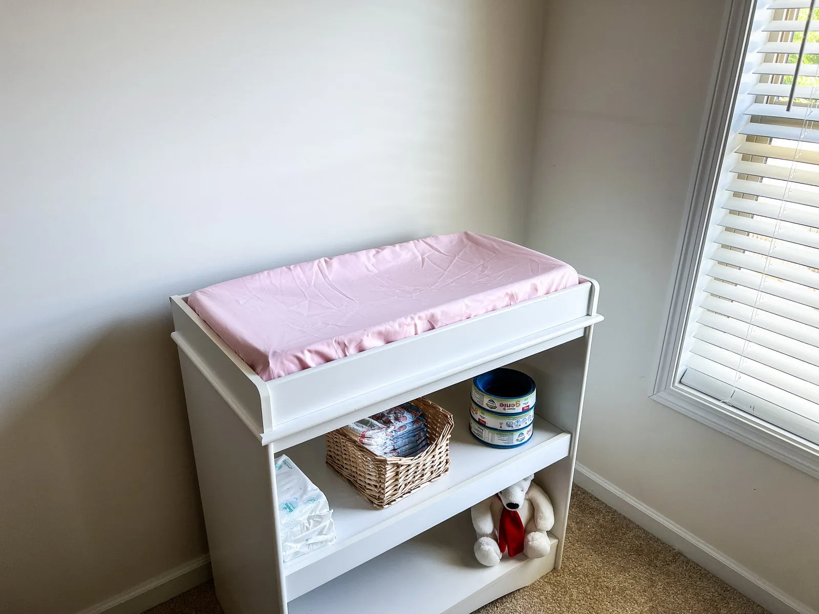 Pink Changing Pad Cover